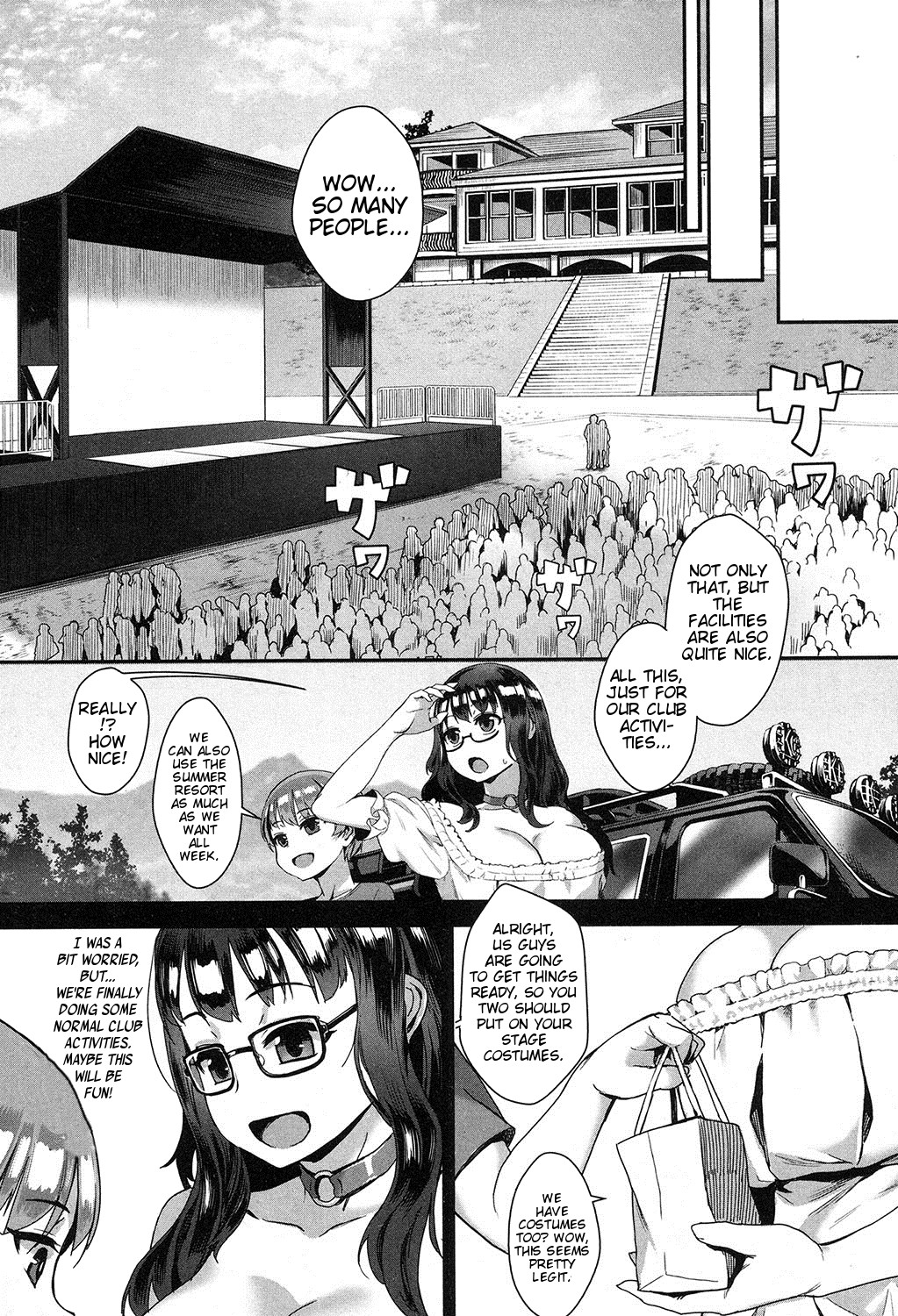 Hentai Manga Comic-Something Unusual About This Film Studies Club - Scene:01 Outdoor Sex (Orgy) Meetup-Read-9